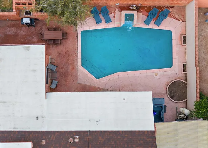 Sip And Swim Heated Pool Hot Tub Games Hosted By Relaxtay Villa Tucson
